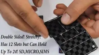 JOKER SD Portable Slim SD SIM MICRO FLASH THUMP DRIVE CARD Holder By HUSSBROS