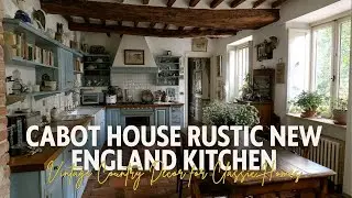 Cabot House Rustic New England Kitchen  Vintage Country Decor for Classic Homes