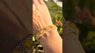 Macrame Stone Bracelet Tutorial