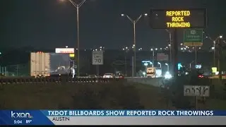 APD now using digital signs to relay information about rock throwing