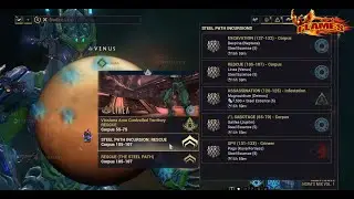 Warframe Steel Path Incursion Linea (Venus) Mission Rescue level 105-107