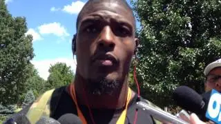 Adrian Wilson at Bears camp