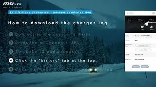 【EV Premium / Life Plus - Online】How to download the charger log