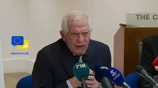 EU's Borrell debates in Jordan Middle East relations, escalating regional crises
