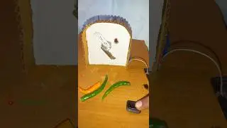 | Dc motor cutting green chilli | DC MOTOR #experiment #shortvideo