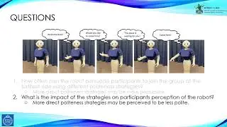 IROS'23: &ldquo;Persuasive polite robots in free-standing conversational groups&rdquo;