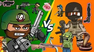 Mini Militia 1vs1 game play Mini Militia बहुत तगड़ा 😱 सीन