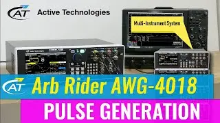 AWG-4018 Arbitrary Waveform Generator - Pulse Generation Demo -