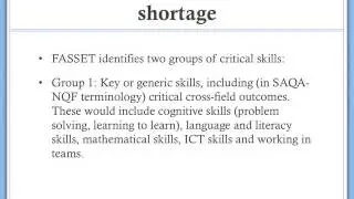 Scarce Skills Will Get You A Job And A Career