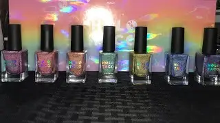 Holo Taco Pastel Rainbow Collection Swatches