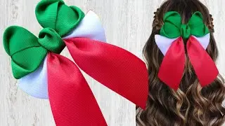 Maratón moños mexicanos/moños fáciles y rápidos #moñosdeliston #ideaspatrias #tricolor 