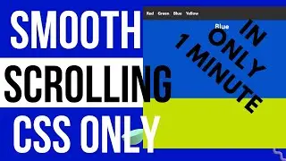 🔴Smooth scrolling using CSS Only || Earth of Knowledge #cssonly