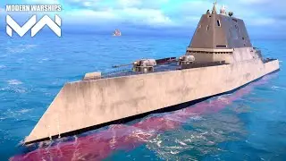 Modern Warships: USS ZUMWALT the rarely use ship.