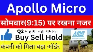 Apollo Micro Share Latest News Today 🔴 Apollo Micro Share News Today 🔴 Apollo Micro Share #defence