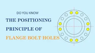 the positioning principle of flange bolt holes#steelpipe #pipelining #welding