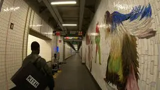 Times Square 42 Street Broadway Subway Station Manhattan New York City