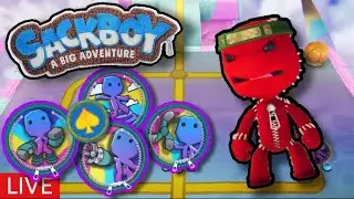 Trying To Ace Most Of The Wonderplane Levels In Sackboy: A Big Adventure