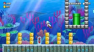 Super O-chunks World Playthrough - Chapter 3 [Super Paper Mario in SMM2]