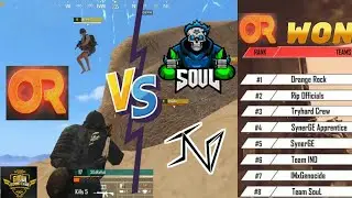 ORCarry 1vs3 Clutch | #SOUL Vs Orange Rock Vs TeamIND OR | Won Ghoul Cup Finals | #PUBG FINALS #PMCO
