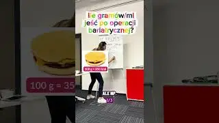 Ile gram&oacute;w jeść po operacji bariatrycznej? | objętość posiłek ml otyłość #operacjabariatryczna #chlo