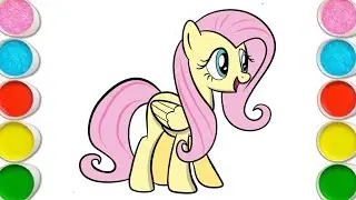 How To Draw My Little Pony - easy drawing, coloring