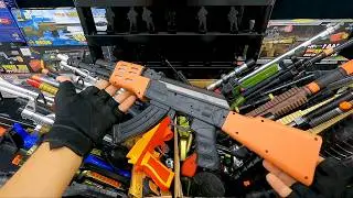 Crazy Toy Weapons Box Revealed! AK-Style Rifles, Snipers, Pistols & Tactical Guns