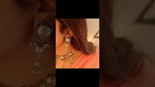 beautiful silver choker set || festive season || सिल्वर चोकर #choker #shorts #ytshorts @Poorvi singh