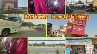 Travel vlog#To chennai#Booked YBM Travels#Booked rate for 2seats ₹1721 inclusive of all taxes