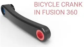 Model a Bicycle Crank Arm in Fusion! Tutorial for Beginners Exercise, Lesson in Modeling Parts