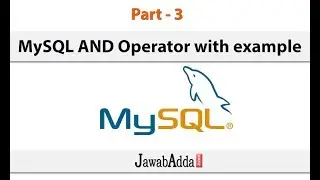 Using MySQL AND Operator with example
