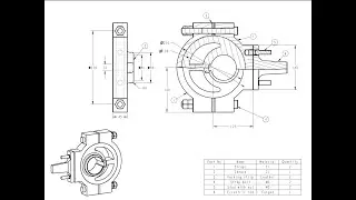 Computer Aided Machine Drawing  EXP 8  3D Modelling and Assembly drawing of Eccentric  CREO Part-2