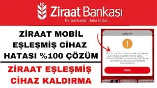 Ziraat Mobil Eşleşmiş Cihaz Kaldırma - Ziraat Onay Cihaz Eşleştirme Kaldırma