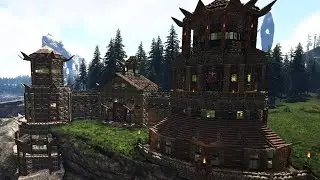 How To Build A Temple Base - Ark: Survival Evolved (Tutorial) (No Mods) (No Clip)