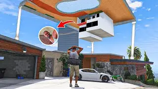 Franklin FOUND Flipped INDIAN BIKE DRIVING 3D Franklin's House in GTA 5!