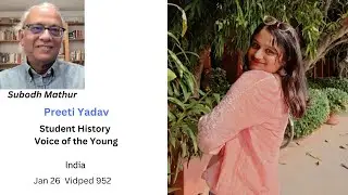 952 Preeti Yadav India Student History Voice of the Young Vidped 952 Jan 26
