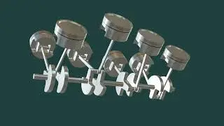 V8 Engine Animation