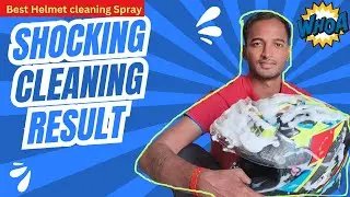 How To Clean Motorcycle Helmet at home in easy steps ? | Best helmet Cleaning spray | Vista spray