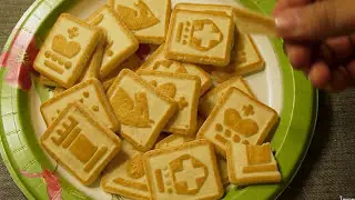 These are Chessmen Butter Cookies