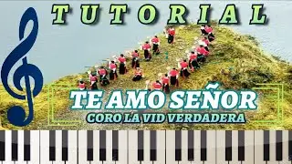 Te amo señor M.A&A LA VID VERDADERA // Tutorial piano🎹