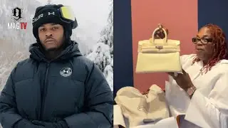 Ганна удивил свою маму Шейлу сумкой Hermes Kelly Birkin стоимостью 30 000 долларов на её день рож...