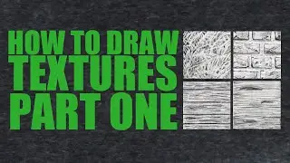 How to Draw Textures | How to Draw Wood | How to Draw Grass Texture |  How to draw bricks