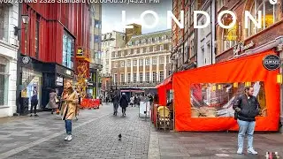 Mayfair London City Walk, Walking London Mayfair to London Soho, London City Walk [4K HDR]