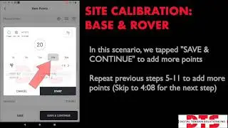 DTS 3D Base and Rover | FJ Dynamics | Site Calibration