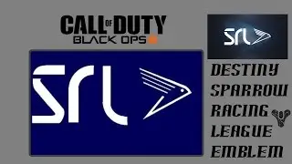 Black Ops 3 Sparrow Racing League Emblem Tutorial (BO3 Destiny SRL Emblem) [PS4]
