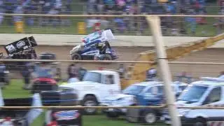 Marcus Dumesny hot lapping at Warrnambool on Easter Sunday