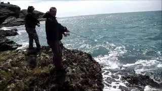 Light Rock Fishing In Wales LRF Ravens Point Trearddur Bay Angelsey 2