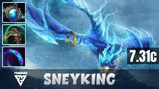 TUNDRA.Sneyking Winter Wyvern TOP LANE Gameplay | TUNDRA vs ALLIANCE | Dota 2 Full Game