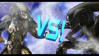 VS! Alien VS Predator - Scar Predator VS Warrior Alien