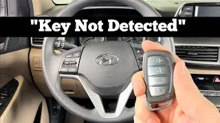 Как завести Hyundai Tucson с разряженной батареей брелока-пульта 2016&ndash;2021 гг. &laquo;Ключ не обнаружен&raquo;