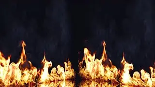 Cozy Fire Burning - Relaxing Autumn Fire Background Loop 4K 1 Hour
